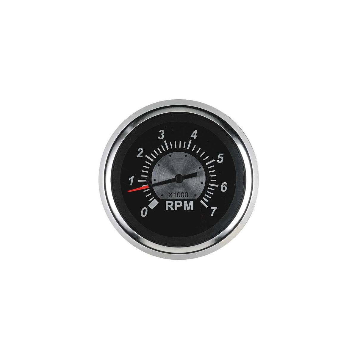 Sierra 67363P Black Sterling Series 3" Stainless Steel Outboard & 4 Stroke Gas Engine 0-7000 RPM Dial Range Tachometer with Outboard Alternator or Coil Sender Code -Modern Boat Sales & Service