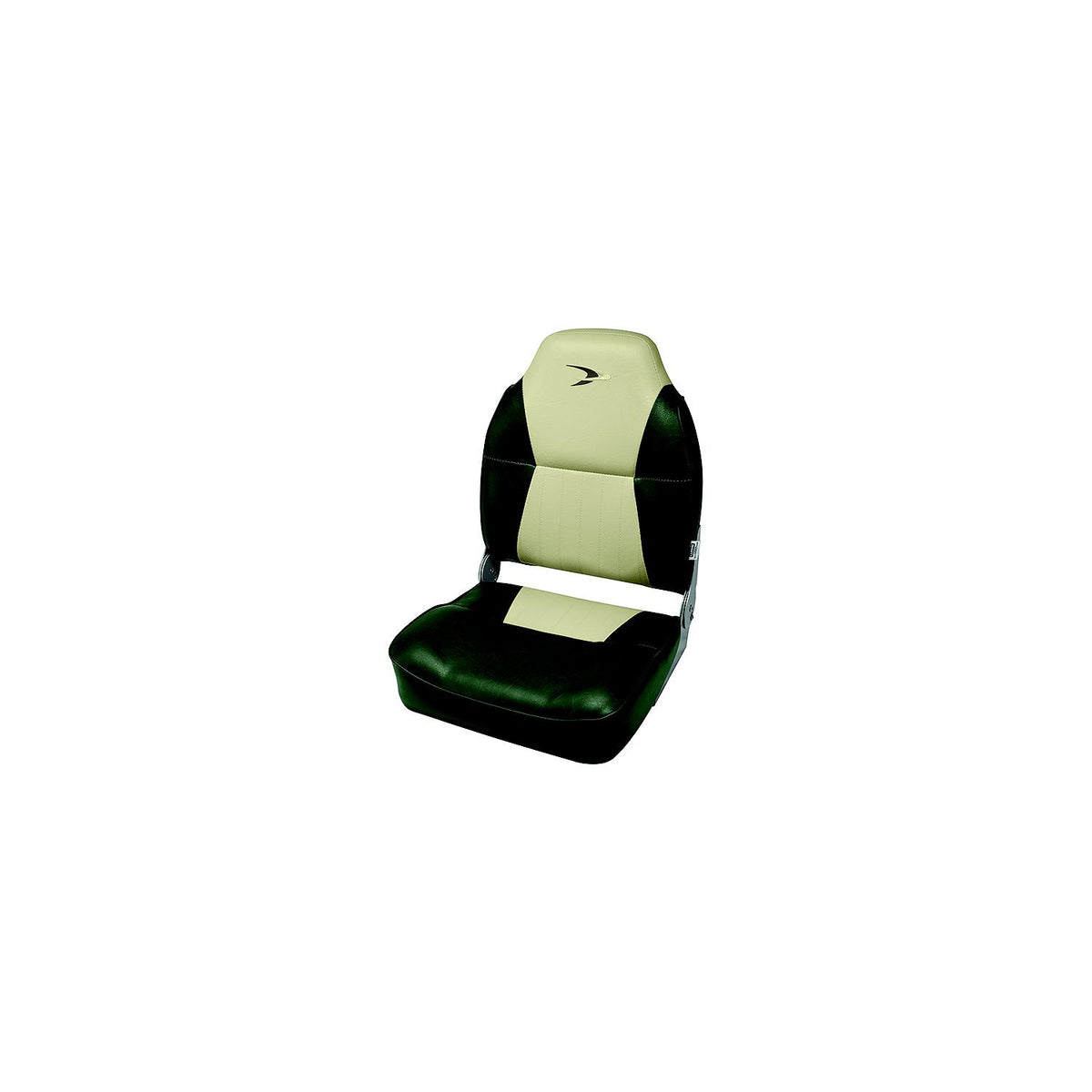 Wise Premium High Back Fishing Boat Seat - Green/Sand -Modern Boat Sales & Service