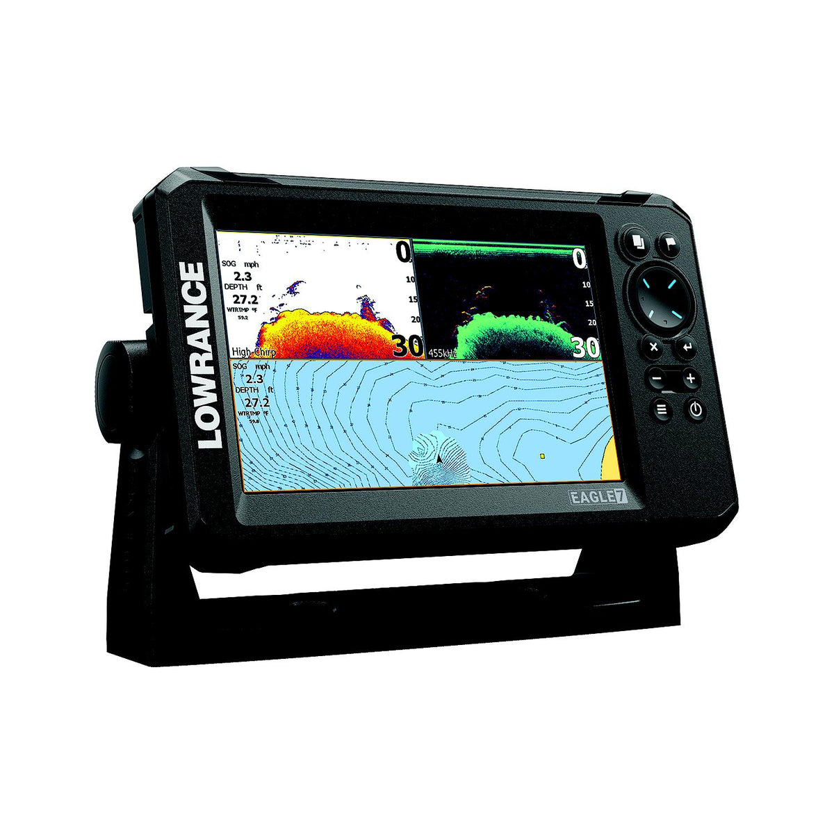 Lowrance 00016227001 Eagle 7 SplitShot™ w/C-MAP® DISCOVER™ US/CA -Modern Boat Sales & Service