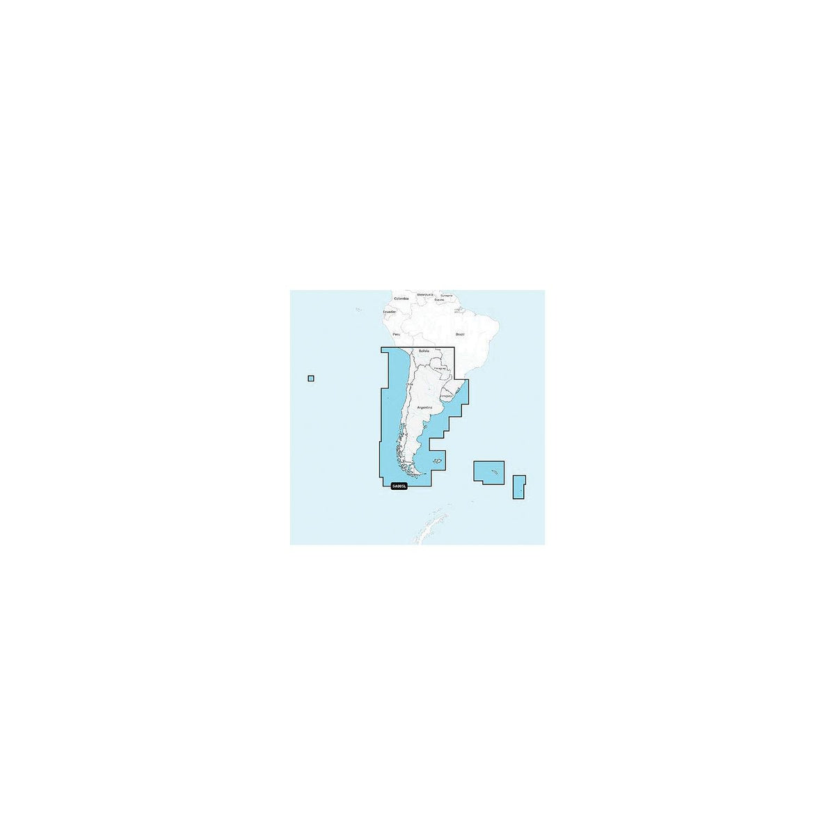 Navionics 010C136530 Navionics+ Cartography, Chile, Argentina & Easter Island -Modern Boat Sales & Service