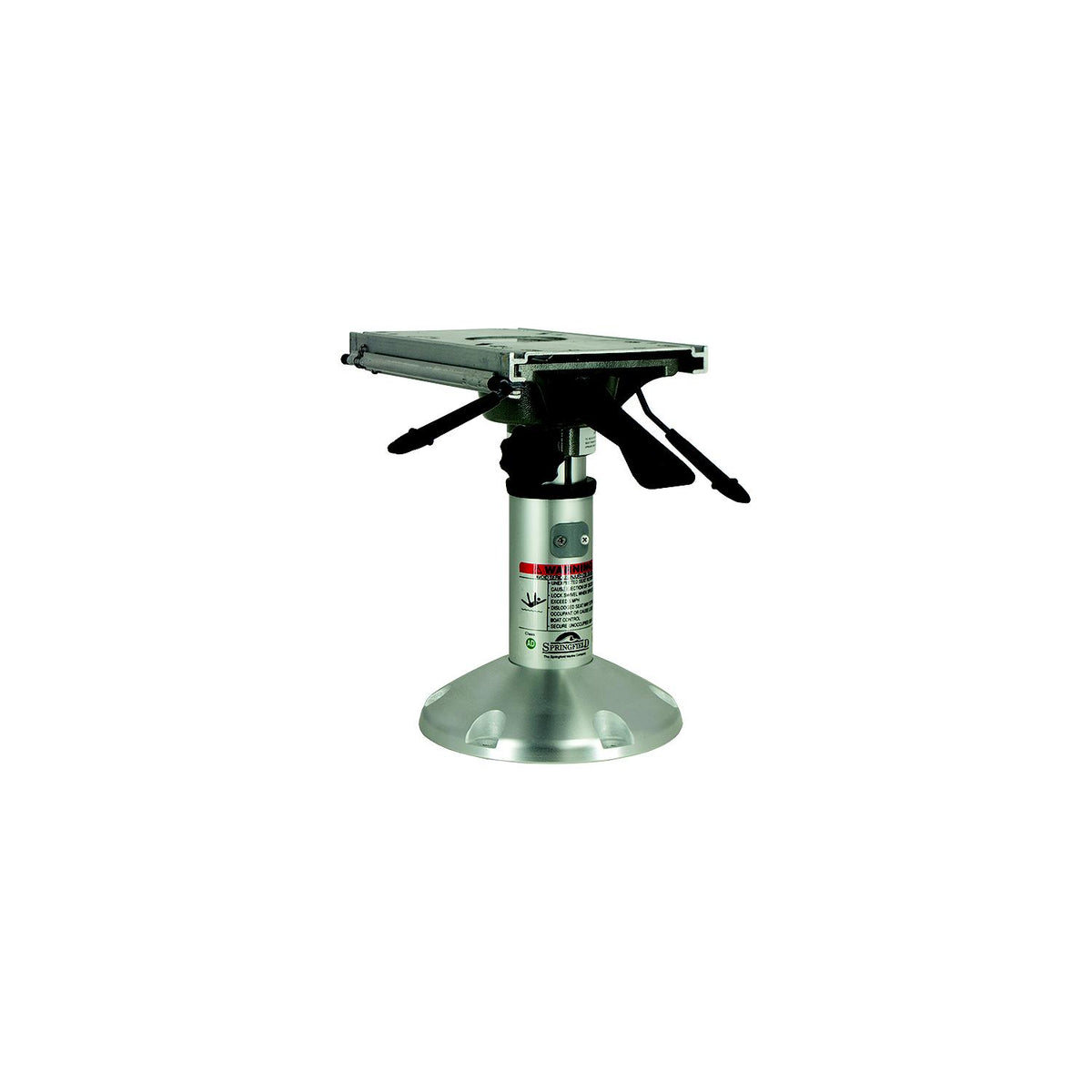 Springfield 2-3/8" Series Low-Profile Mainstay Package 12-1/2" - 15-1/2" (Includes Pedestal, Base and Locking Slide & Swivel) -Modern Boat Sales & Service