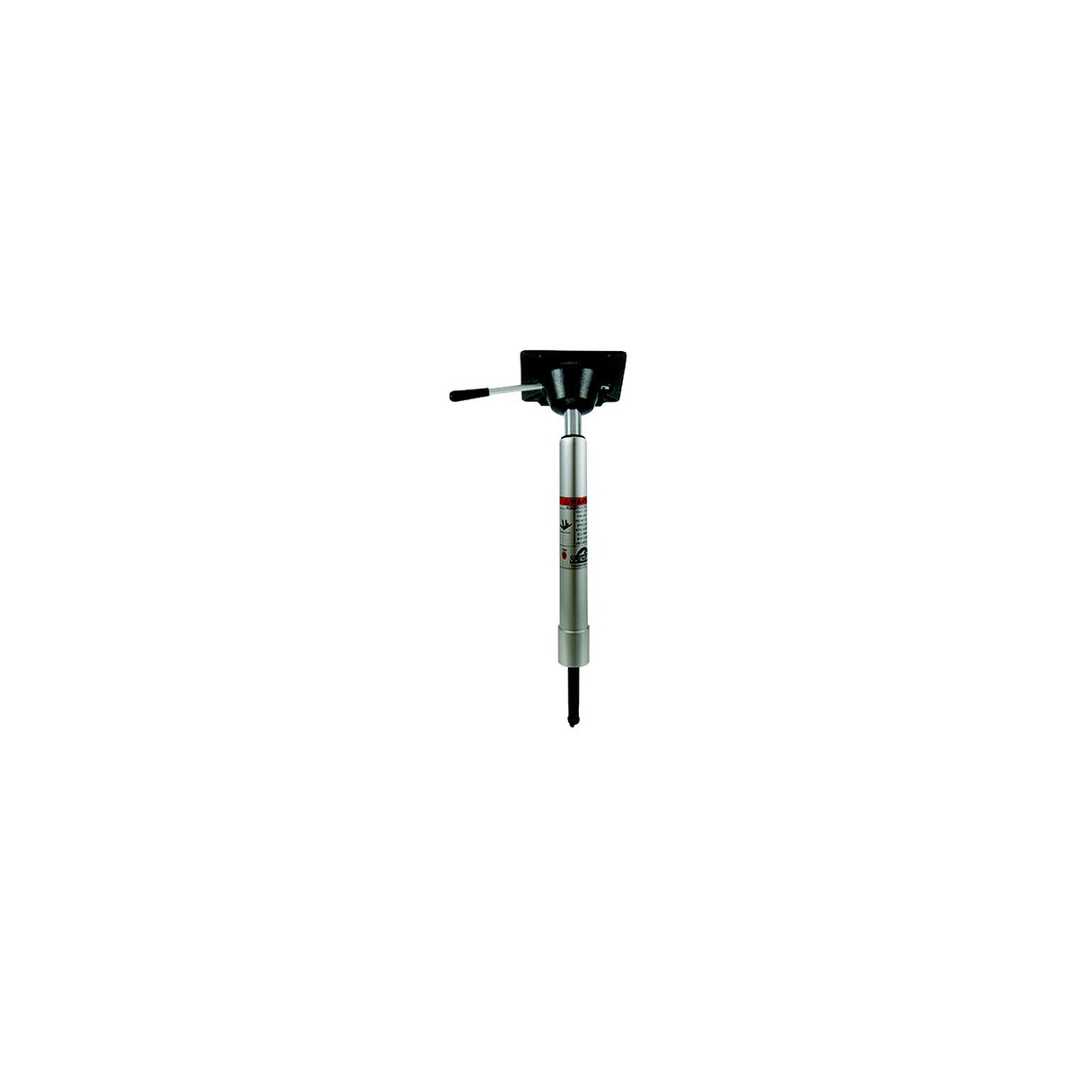 Springfield KingPin Power-Rise Stand-Up Pedestal 22.5" to 29.5", Anodized Finish -Modern Boat Sales & Service