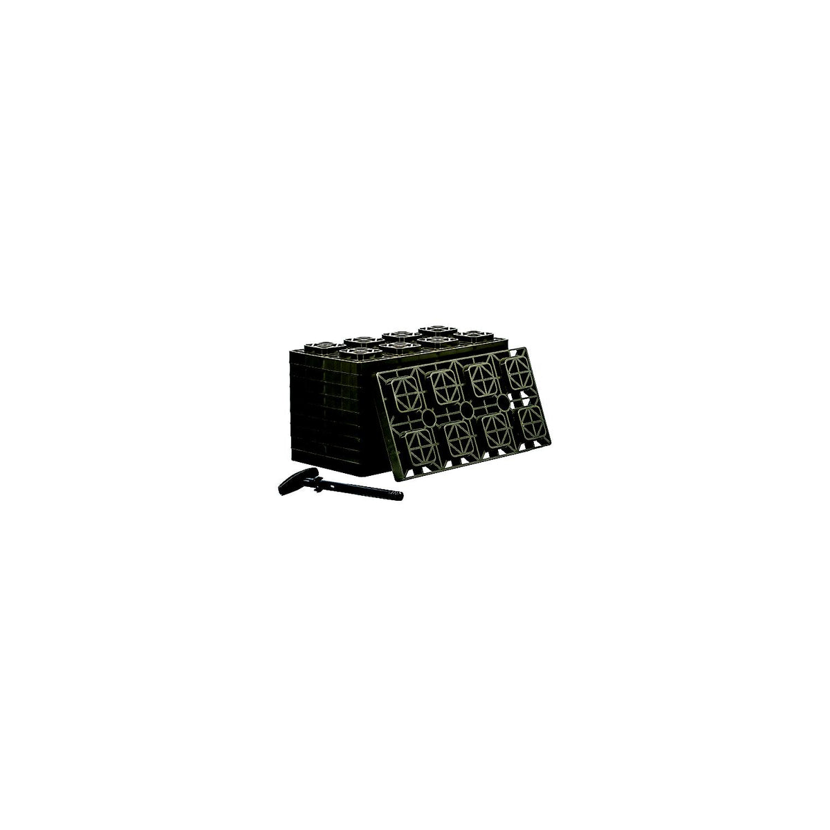 Camco 44525 FasTen 4 x 2 Leveling Blocks, Brown, 10/pk -Modern Boat Sales & Service