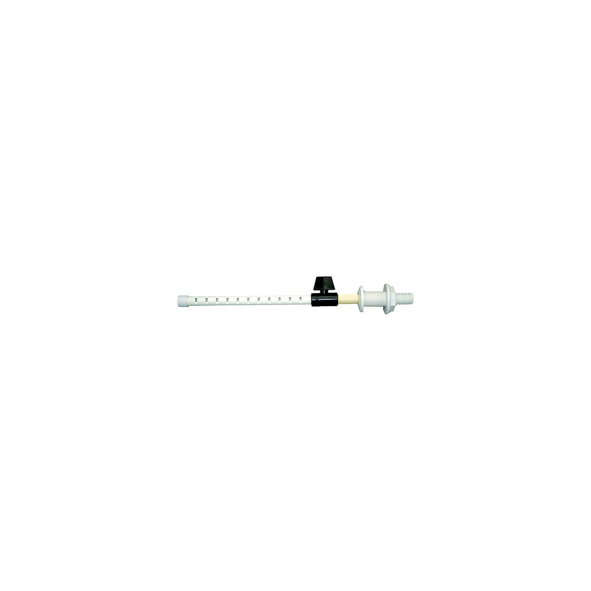 Johnson Pump 90191 Aerator Head - Overall Length 13-3/4" Thru-Hull, One Shut Off Valve -Modern Boat Sales & Service