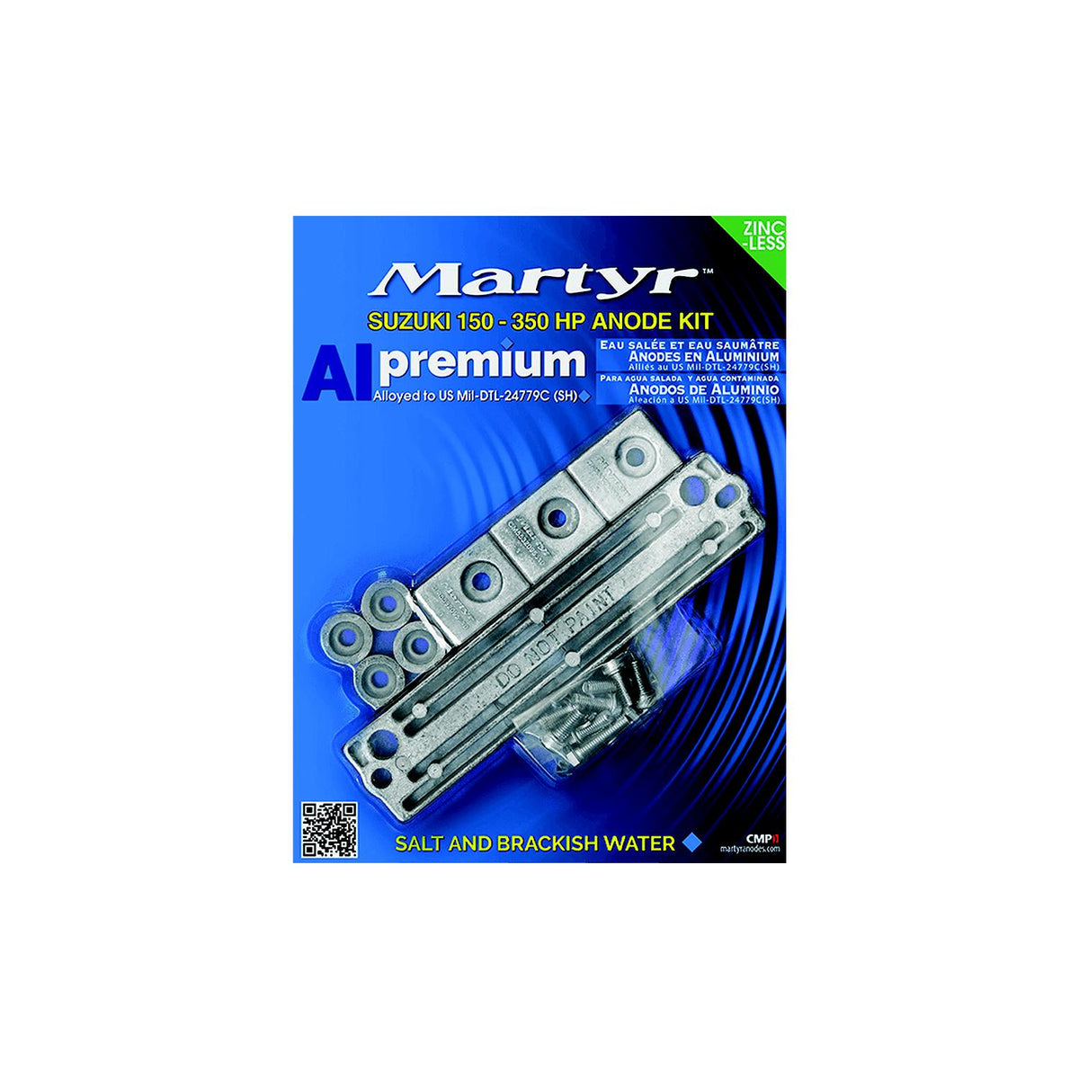 Martyr CMSZ150350KITA Suzuki Anode Kit, 150-300HP, Aluminum -Modern Boat Sales & Service