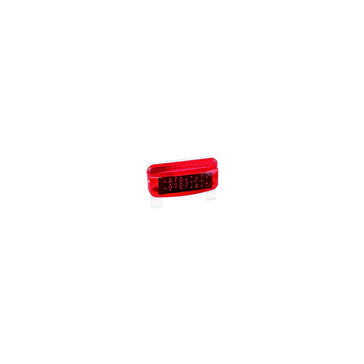 Creative Products Group CMD00381LM1 Led Command® Compact Surface Mount Tail Lights , LED Light w/ License Plate Bracket, White Base,LED:22, 8-5/8" x 5-5/8" x 2-1/8" -Modern Boat Sales & Service