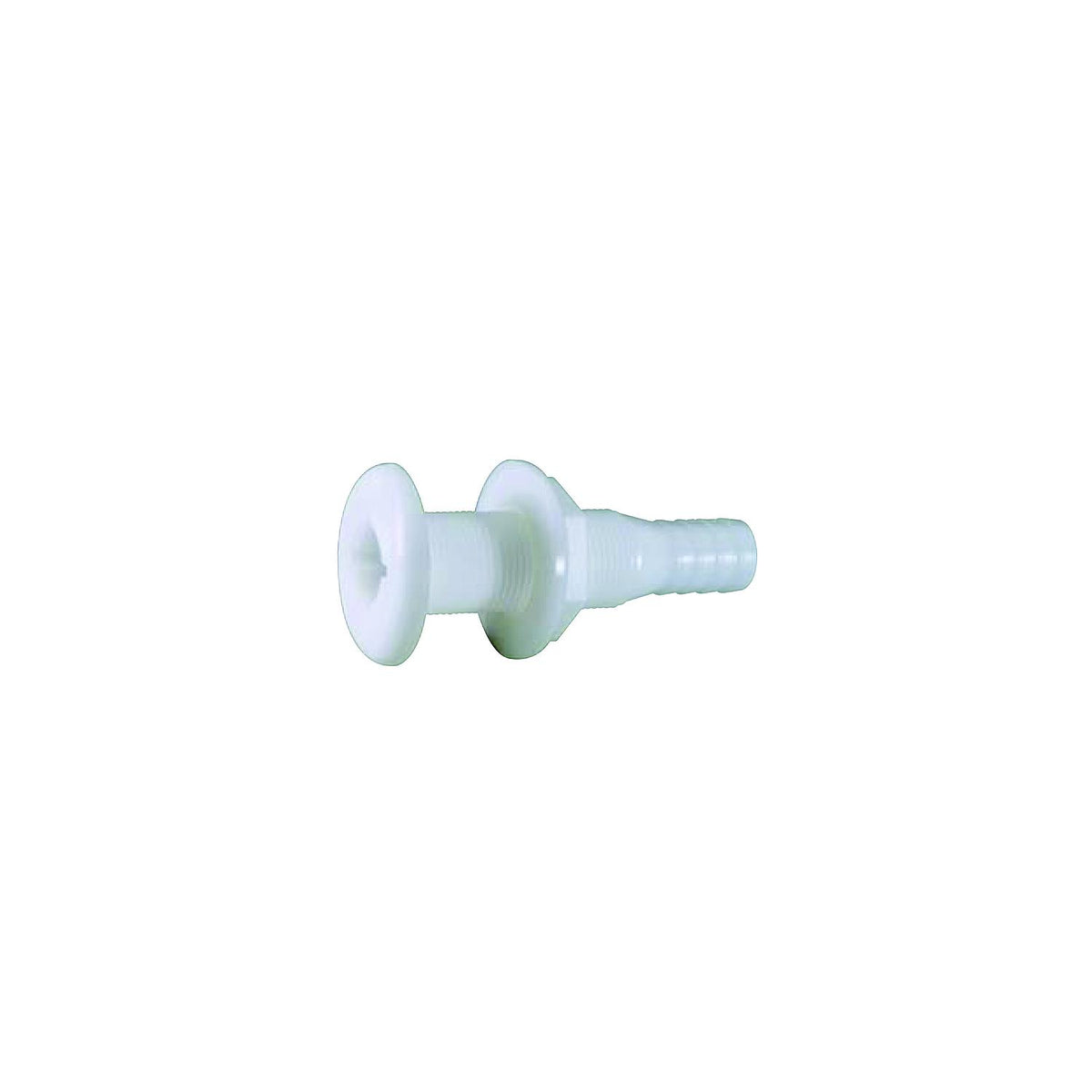 Attwood Thru Hull Connector For Hose, White - 5/8" -Modern Boat Sales & Service