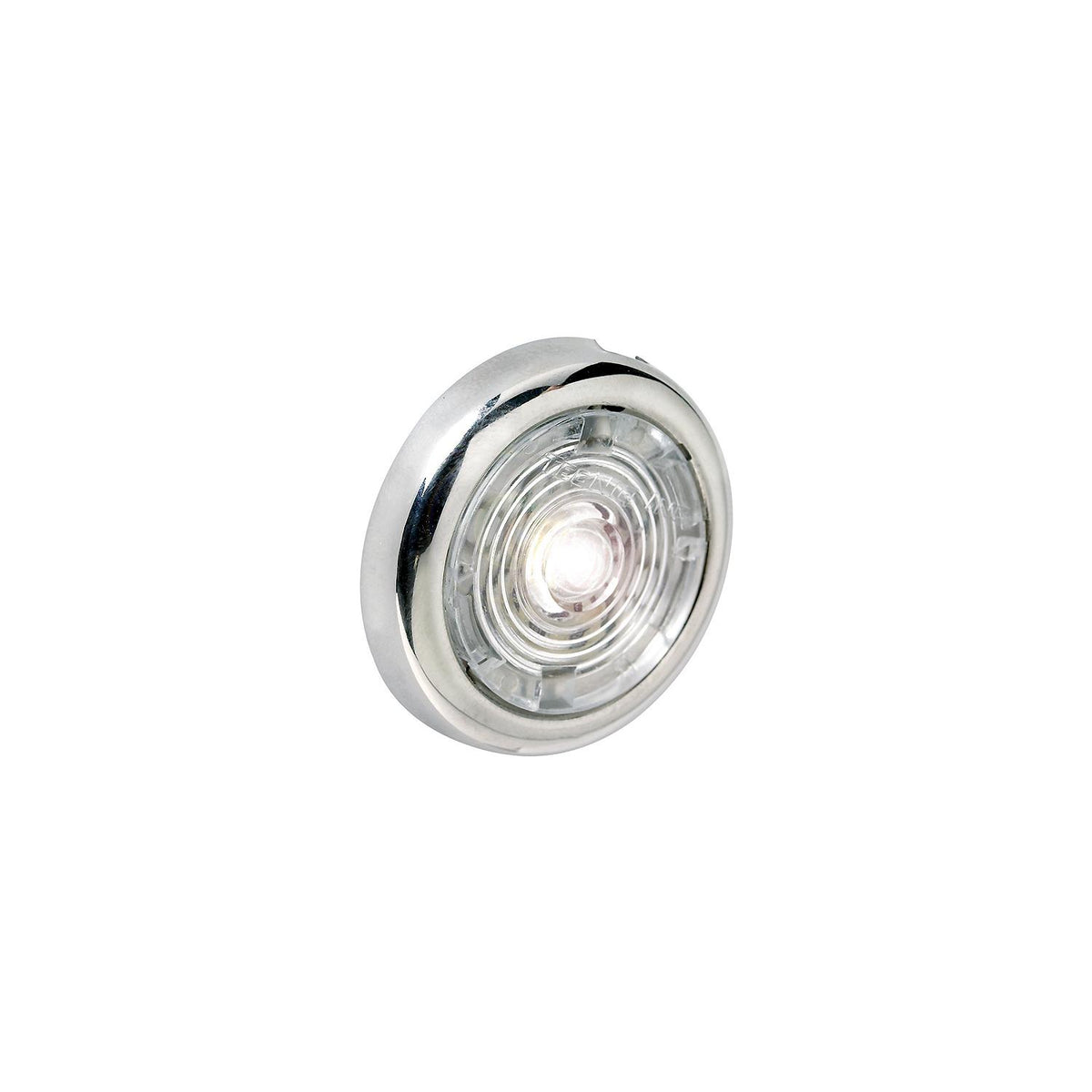 1-1/2" White Interior/Exterior Light w/SS Bezel -Modern Boat Sales & Service