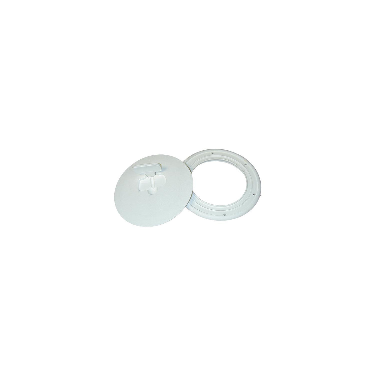 T-H Marine Quick Release Deck Plate 6" Diameter, Polar White -Modern Boat Sales & Service