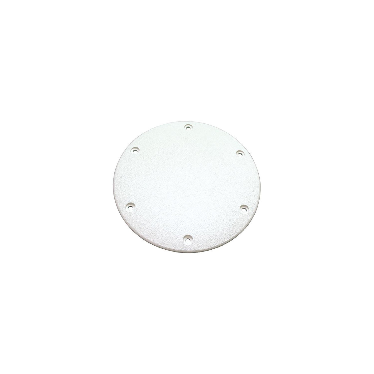 T-H Marine Designer Series Screw Down Deck Plate 6" OD, Polar White -Modern Boat Sales & Service