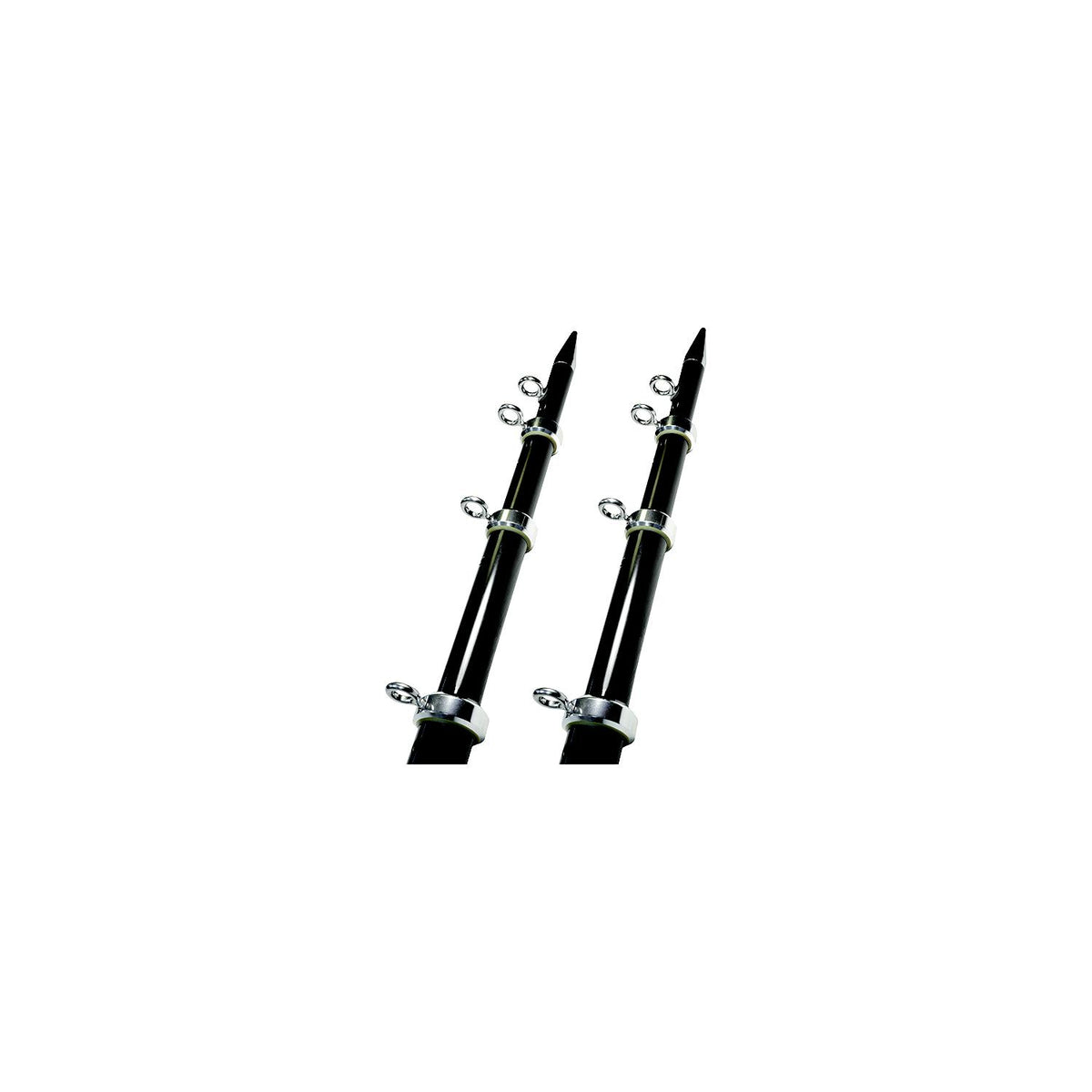 15' Heavy Duty Black/Silver Telescoping Outrigger -Modern Boat Sales & Service