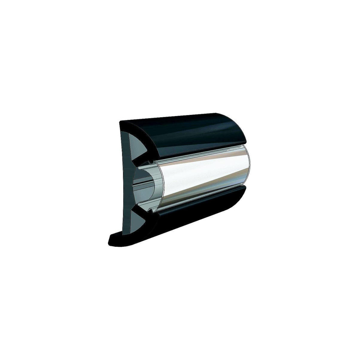 Taco V119970BKA1001 Suproflex Rub Rail Moulding Only, Large, 100', Black -Modern Boat Sales & Service