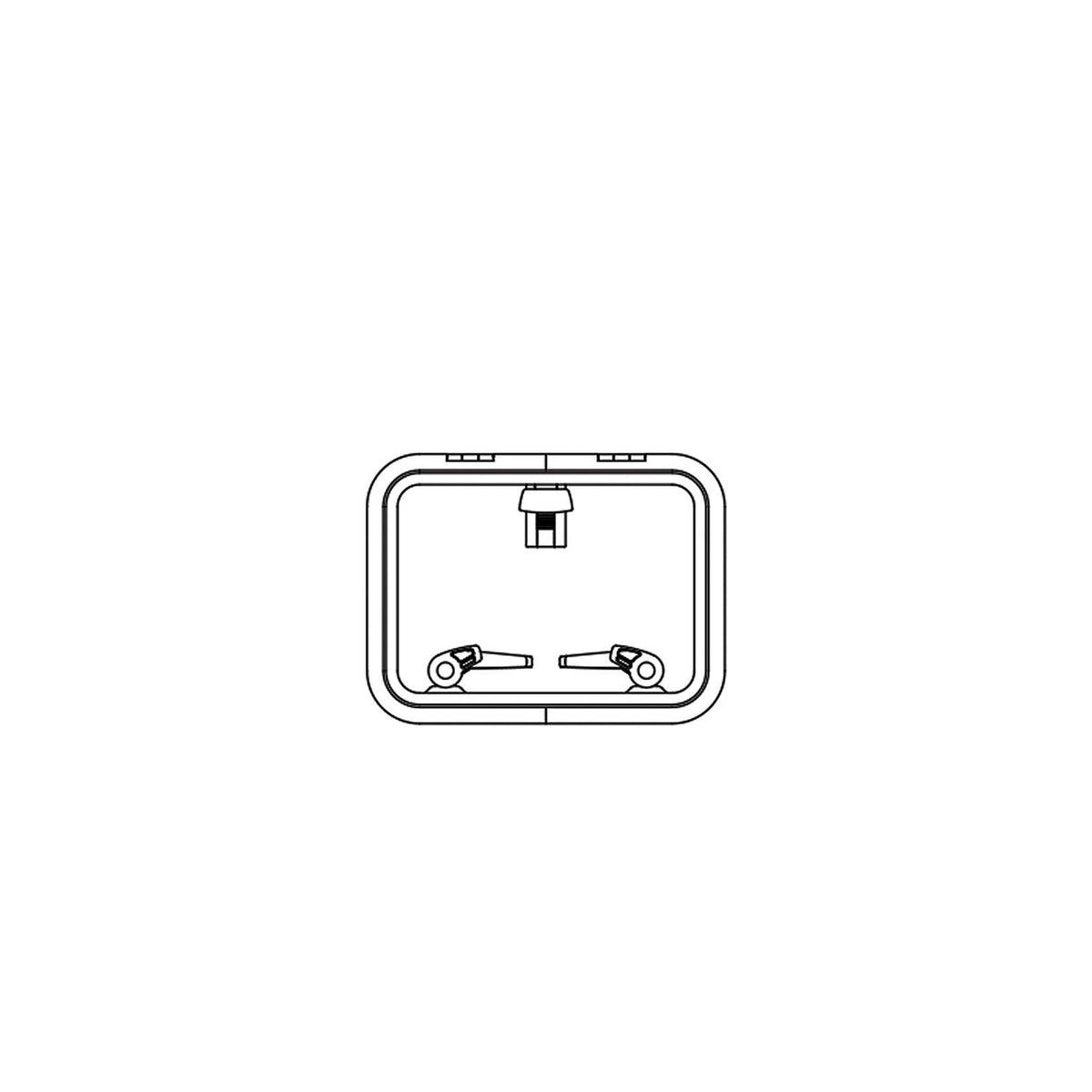 Lewmar 39930030 Low Profile Size 30 Rectangular Self Supporting Hatch -Modern Boat Sales & Service