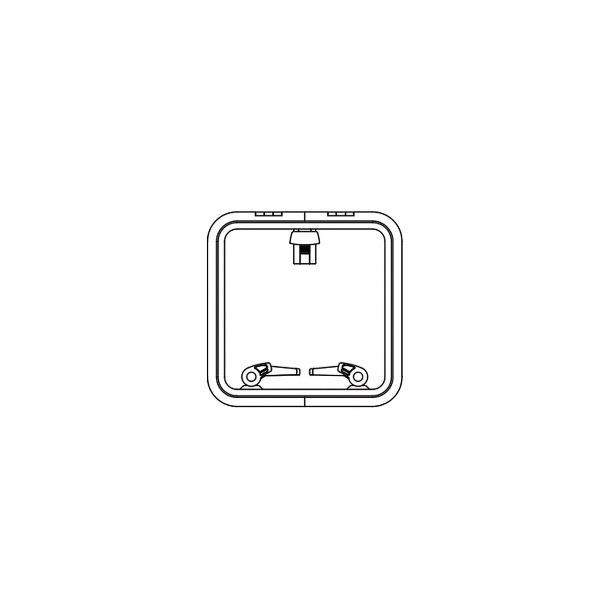Lewmar 39944030 Low Profile Size 44 Rectangular Self Supporting Hatch -Modern Boat Sales & Service