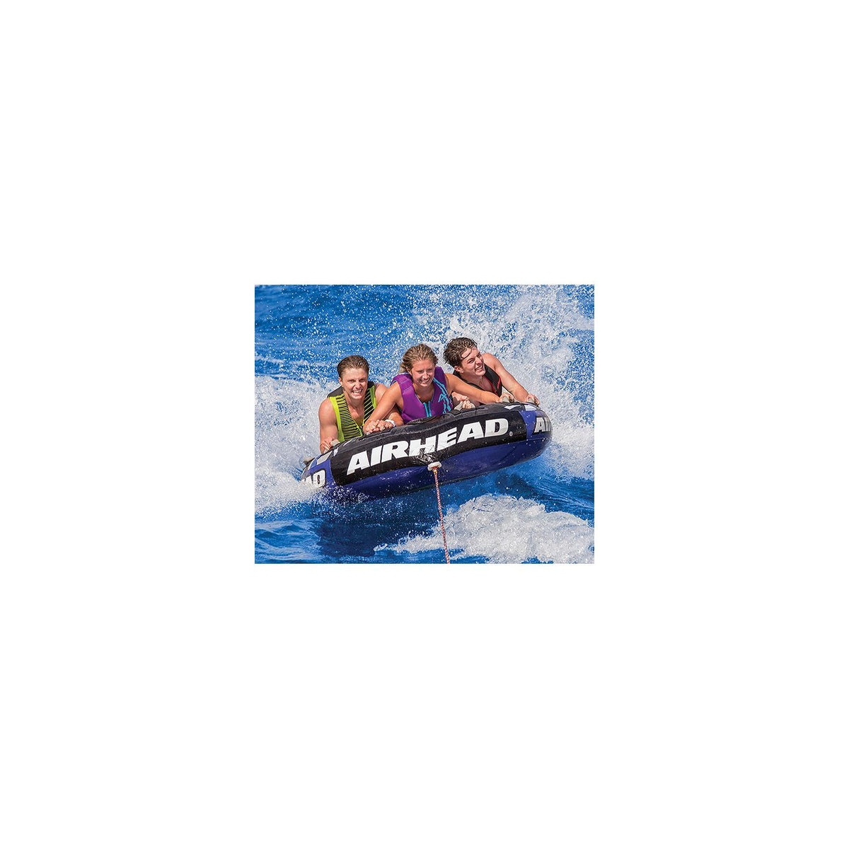 AirHead AHT32MSL Inflatable 3 Person Rider Blue Super Slice® Deck Tube -Modern Boat Sales & Service
