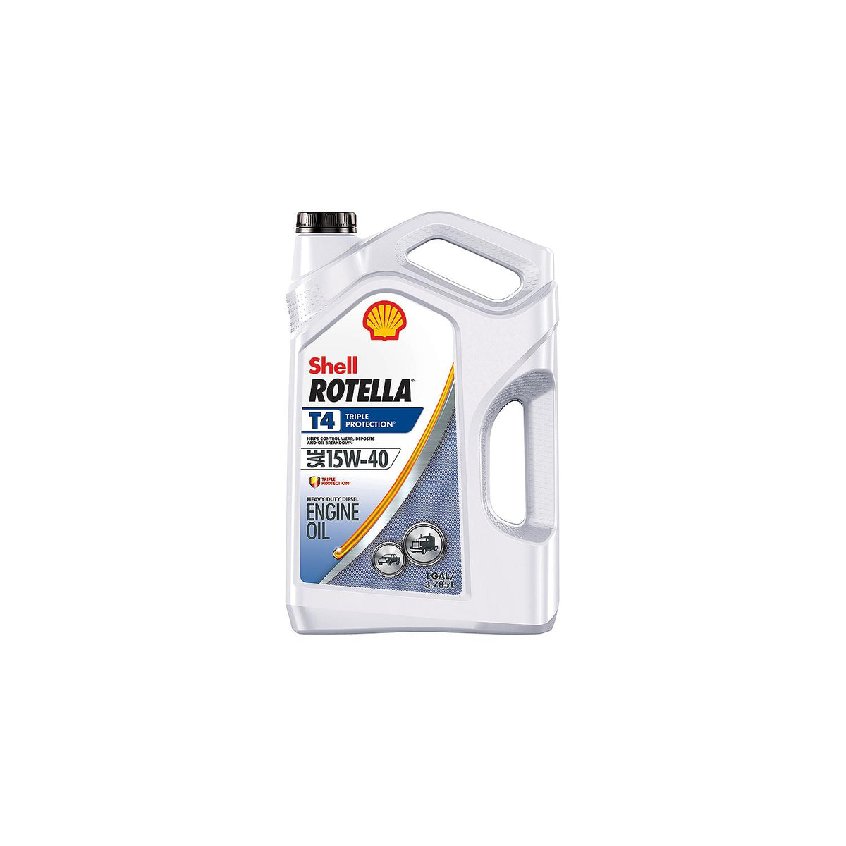 Shell 550045148 Rotella® T4 Triple-Protection® Heavy-Duty Diesel Motor Oil, 15W-40, 55 Gal. -Modern Boat Sales & Service