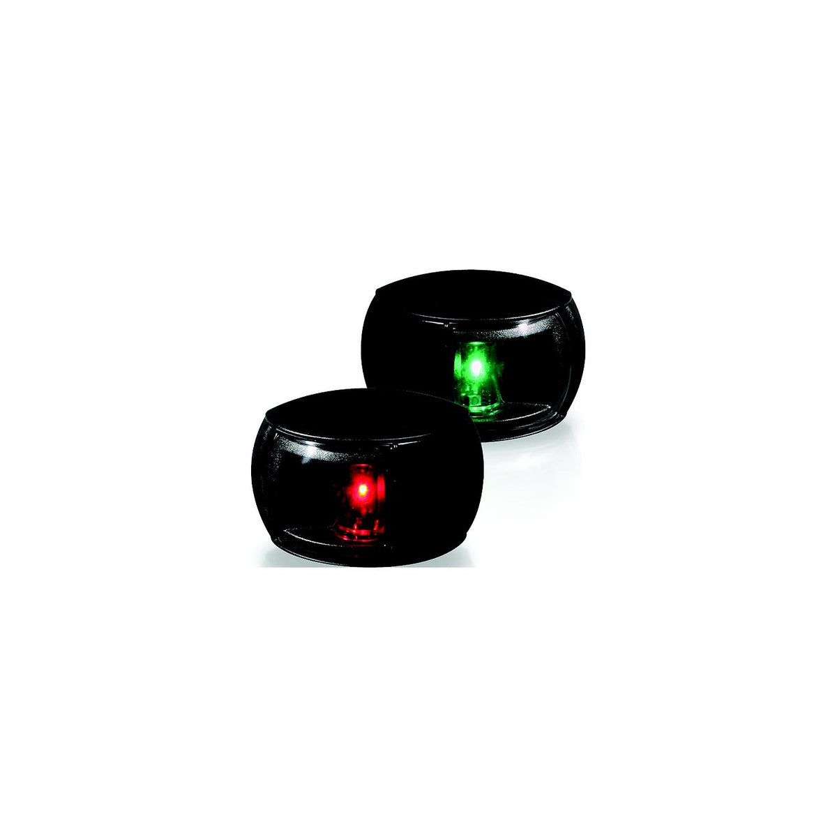 Hella 980520901 NaviLED® Side Light Kit, Black w/Clear Lenses, 1 pr. -Modern Boat Sales & Service