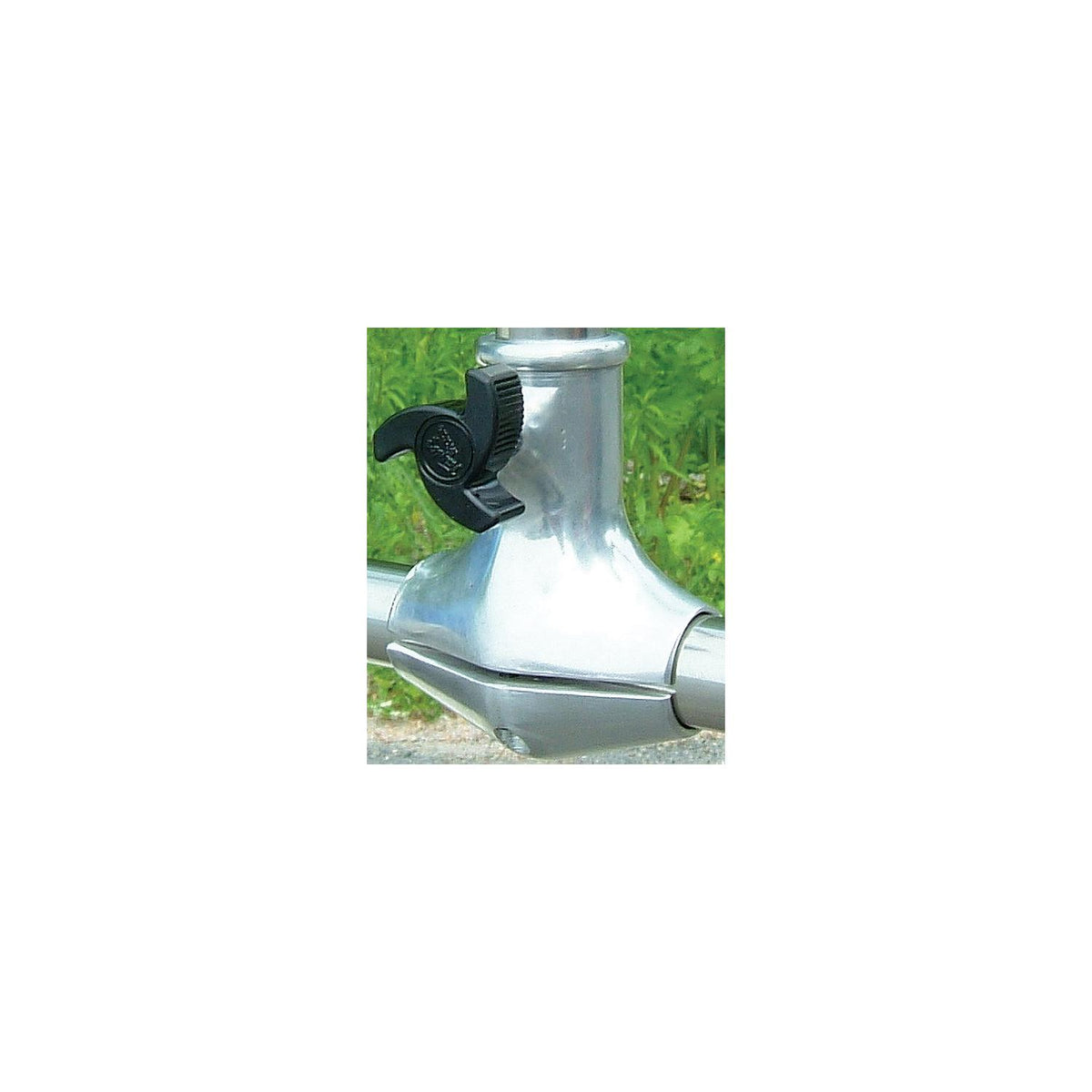 Taylor Stainless Steel Rail Mount Flag Pole Socket For 1" Diameter Flag Poles -Modern Boat Sales & Service