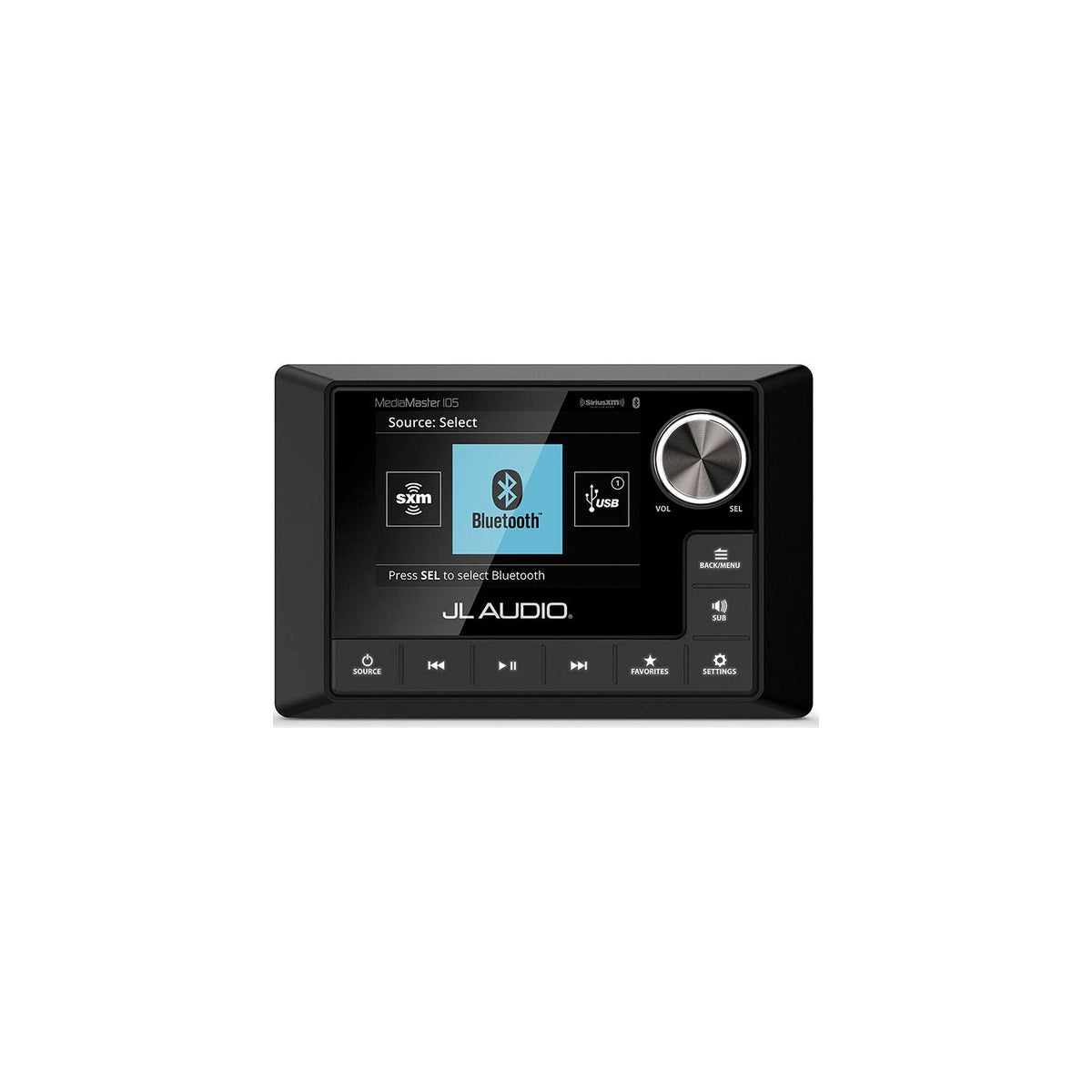JL Audio 0100385400 MM105 MediaMaster® 105 Stereo, Source Unit w/Full-Color LCD Display -Modern Boat Sales & Service