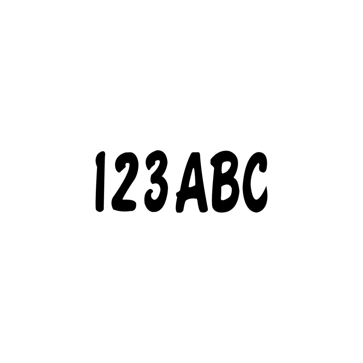Hardline Series 200EC Registration Kit, Solid Color With Cursive Font (Includes 4 Sets of 3" A-Z, 0-9) -Modern Boat Sales & Service