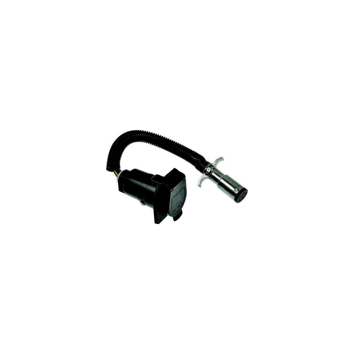 Pollak 6P-104V 6-Pole Round Vehicle End to 7-Blade Trailer End Adapter -Modern Boat Sales & Service