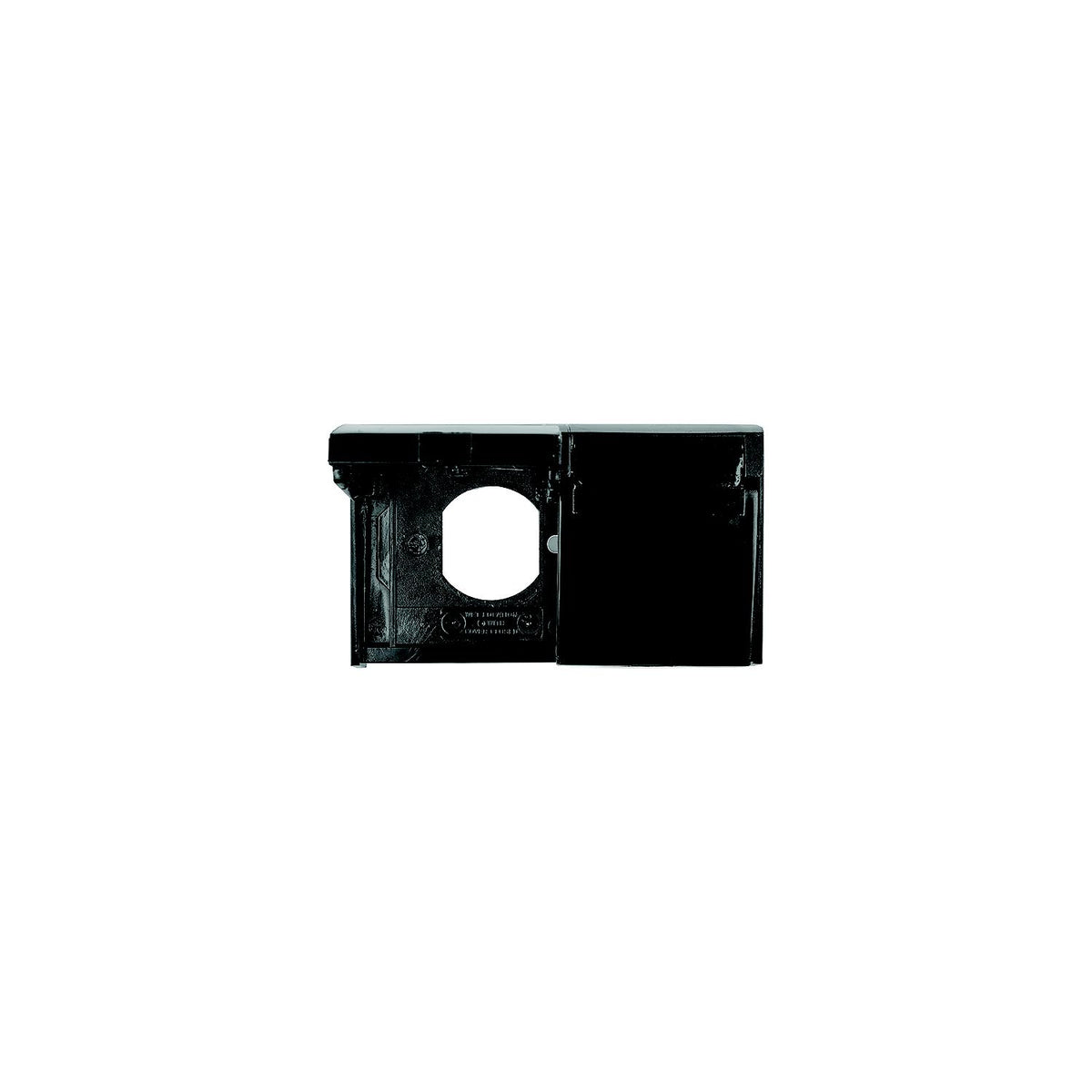 JR Products 0512115 Black Duplex Weatherproof RV Outlet Cover -Modern Boat Sales & Service