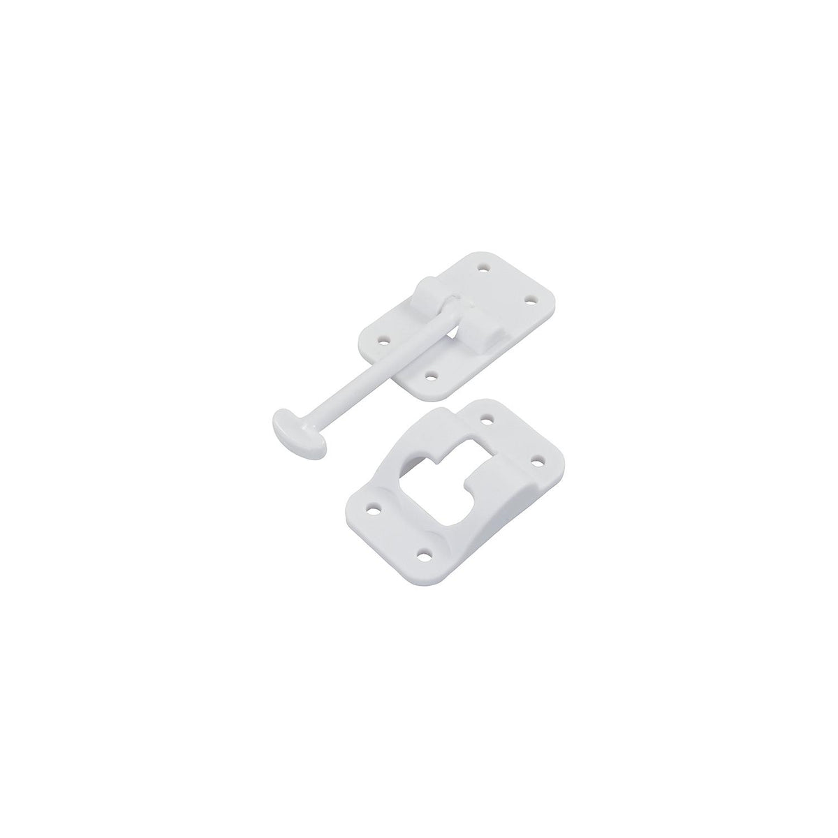 JR Products Plastic T-Style Door Holder, 3.5" Polar White -Modern Boat Sales & Service