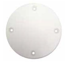 * 347765 4CPW Rabud Cover DECK Plate 4" White / W8 -Modern Boat Sales & Service