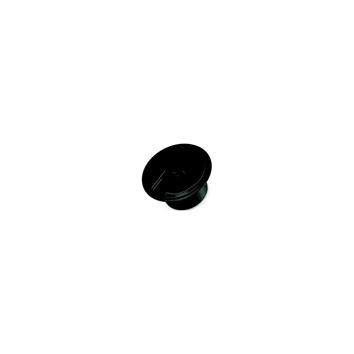 Cable Hatch, Round, Universal Style, Black -- 5" x 3" -Modern Boat Sales & Service