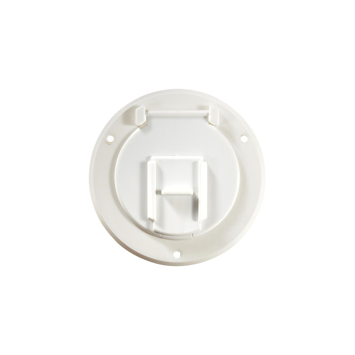 Basic Cable Hatch, Round, Polar White -- 4.3" x 2.3" (Replaceable Lid) -Modern Boat Sales & Service