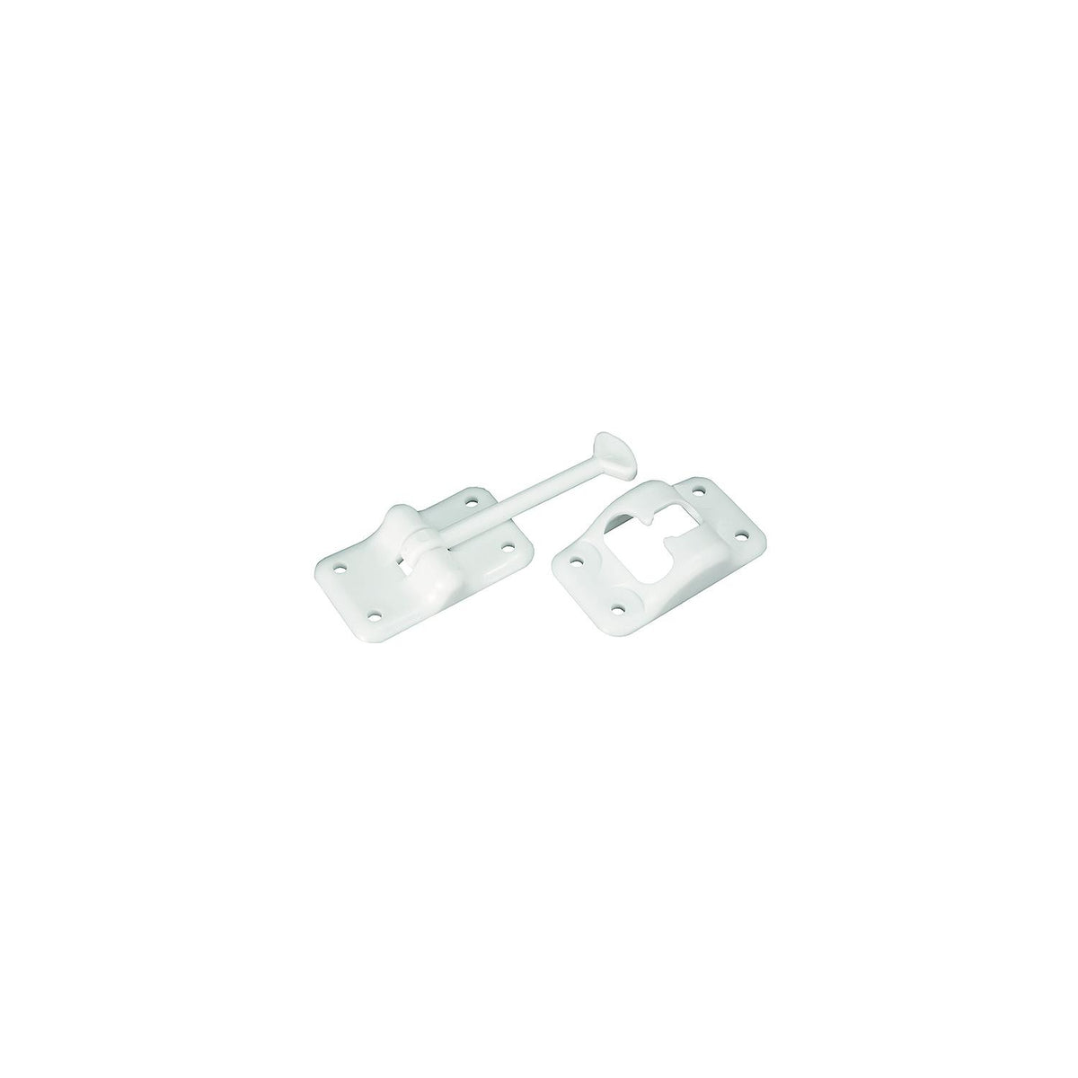Entry Door Holder - Plastic T - 3 1/2" - White -Modern Boat Sales & Service