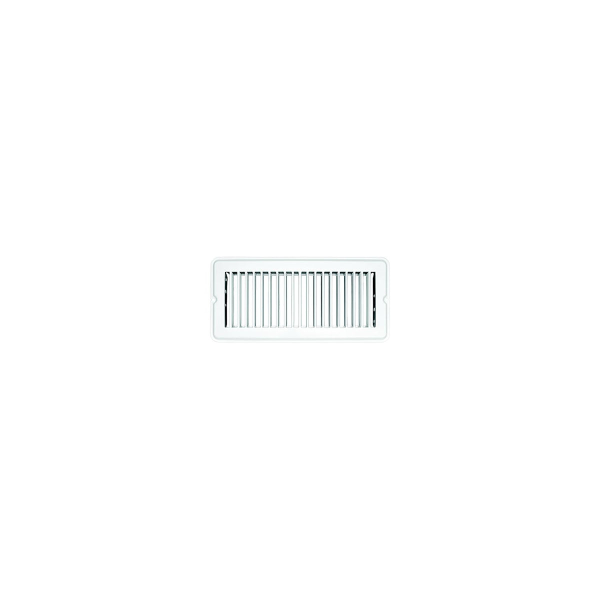 Vent Register, White, Metal, Undamp 4"x10" -Modern Boat Sales & Service
