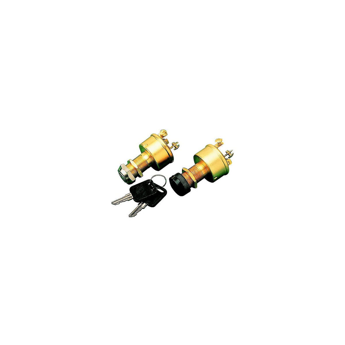 SeaDog 420355 Long Shaft Three Screw Terminal Three Position Off Ignition Start Switch with Cap -Modern Boat Sales & Service