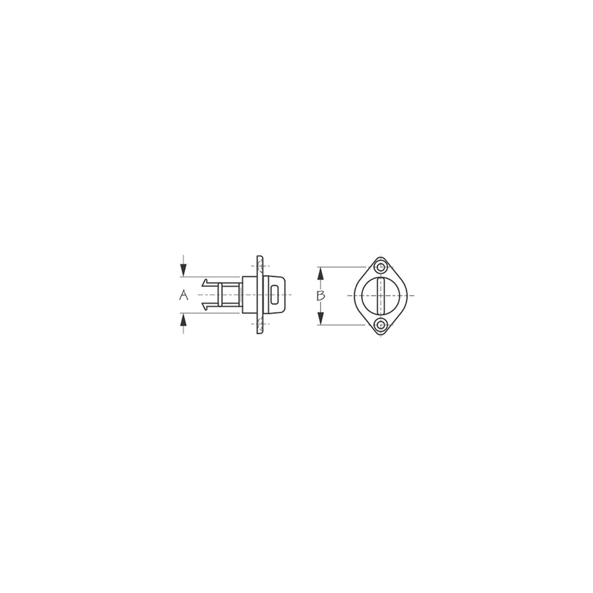 Drain Plug Chrome On Brass -Modern Boat Sales & Service