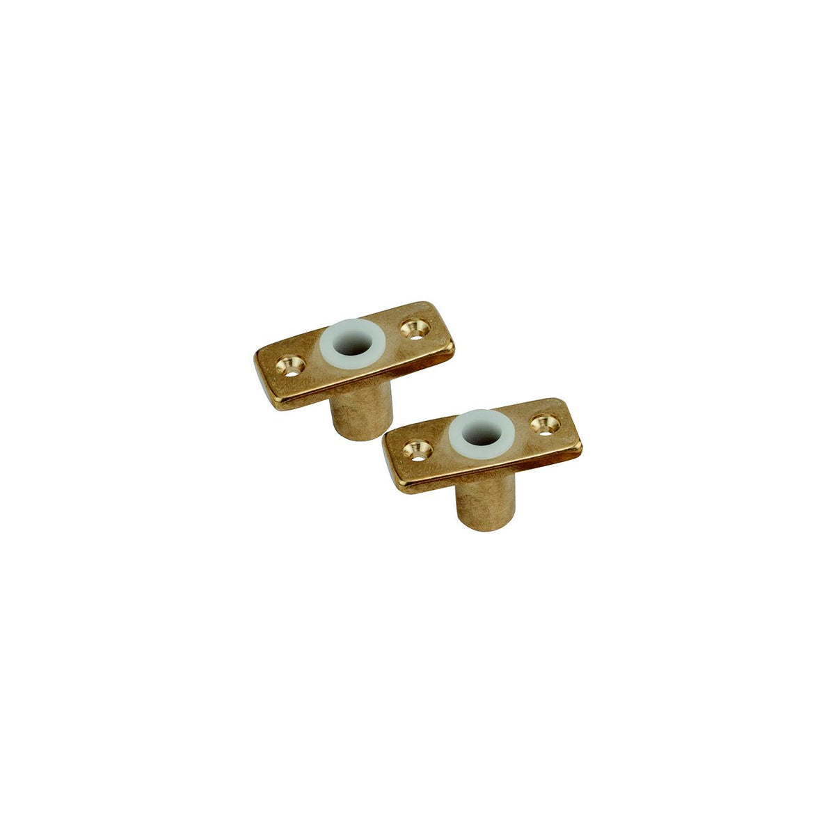 SeaDog 5806001 Brass Oarlock Sockets, Top Mt., A:1/2" C: 1-1/16" -Modern Boat Sales & Service