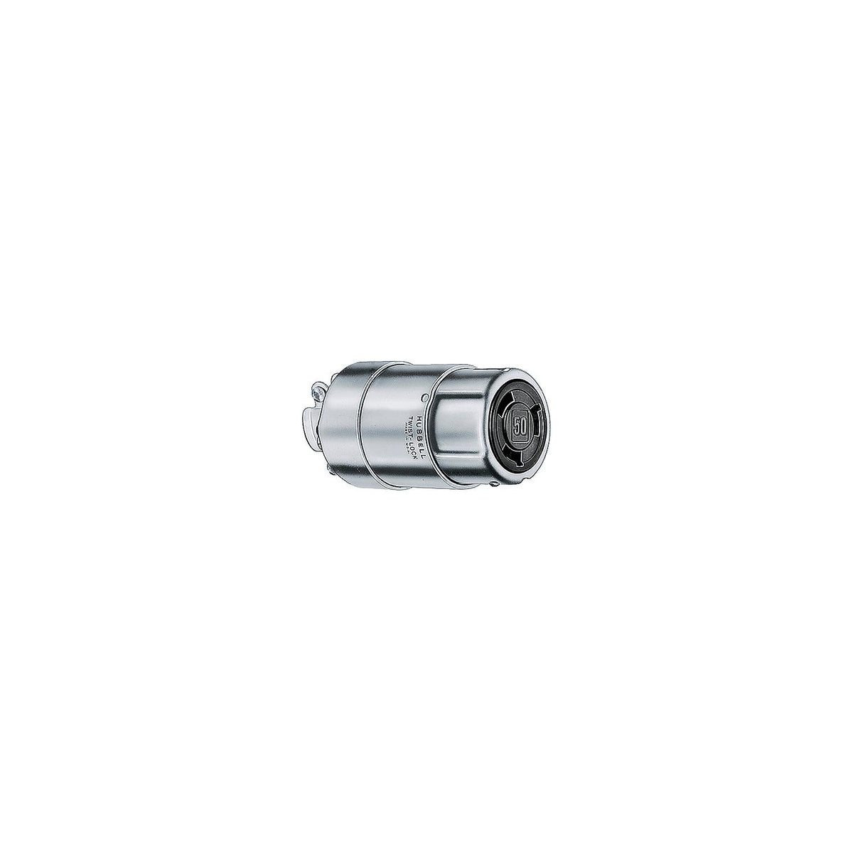Hubbell Nickel Plated Brass Heat Resistant 50A Connector Body -Modern Boat Sales & Service
