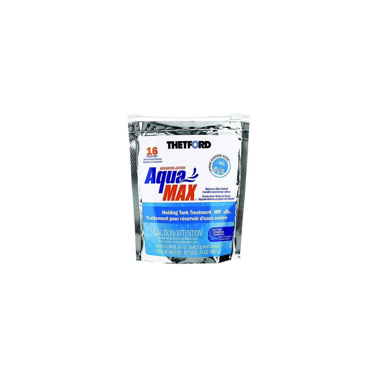 Thetford 96631 Aquamax® Holding Tank Treatment, 16-Pack Toss-Ins®, Spring Showers Sent -Modern Boat Sales & Service
