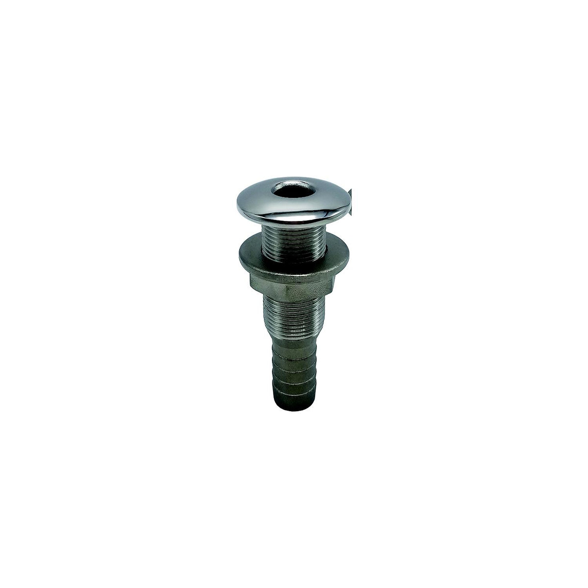 Thru Hull 2" SS w/Hose End -Modern Boat Sales & Service