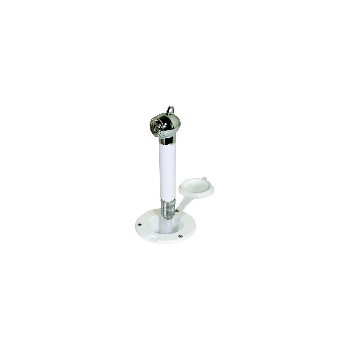 Scandvik 10055 Recessed Transom Shower White With 6' Nylon Hose, Horizontal Mount Only -Modern Boat Sales & Service