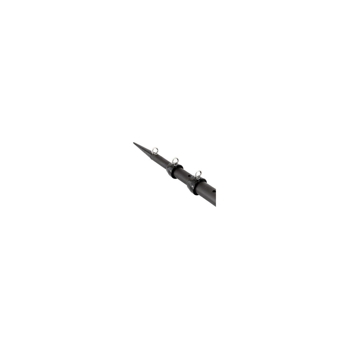 Tigress 88679 XD 3K Carbon Fiber Telescoping Center Outriggers, 18' x 1-1/2", Matt Black/Black, 1 pr. -Modern Boat Sales & Service