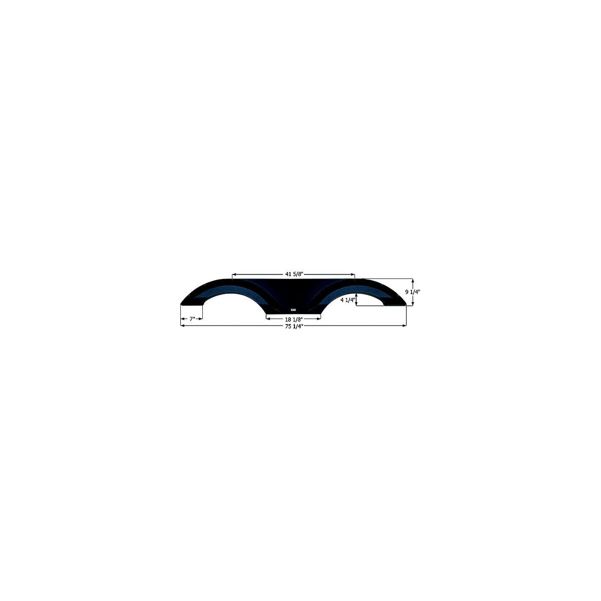 Icon 14011 Fender Skirts – Tandem Jayco FS4011, Black -Modern Boat Sales & Service