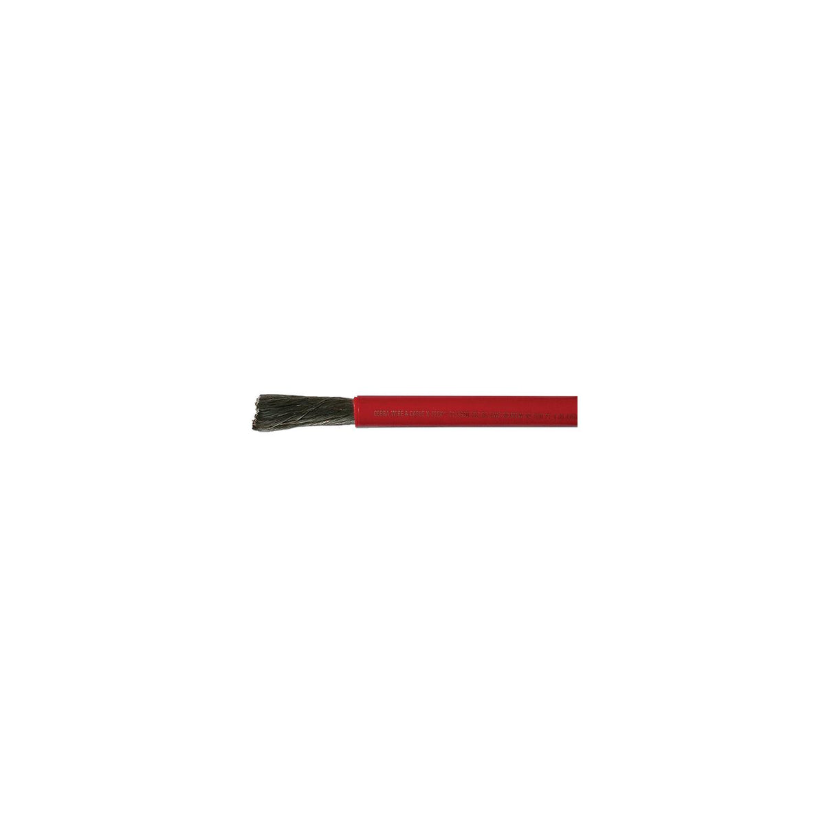Cobra Wire A2120T01050FT Tinned Copper Battery Cable, 2/0, 50', Red -Modern Boat Sales & Service