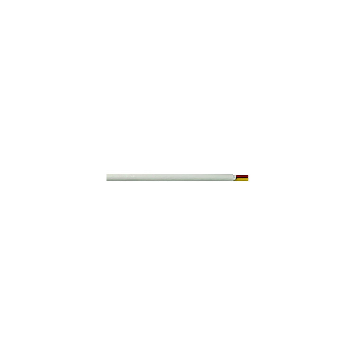 Cobra Wire B6W14T20100FT Tinned Copper Round Duplex Safety Wire, 14/2, 100', White -Modern Boat Sales & Service
