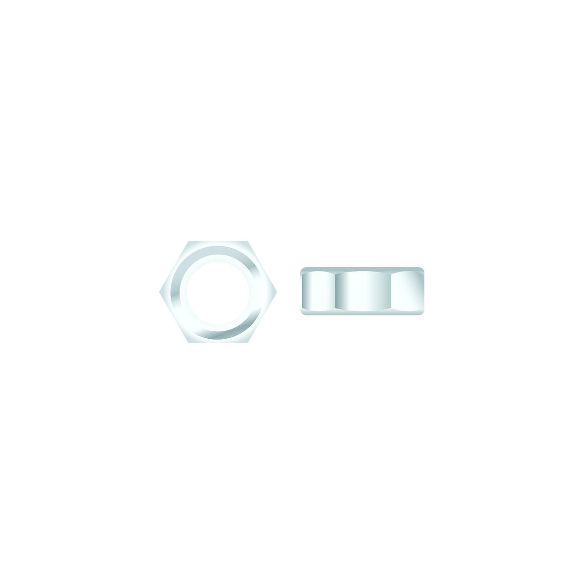 Seachoice 01773 Chrome Plated SS Hex Nut, 1/4-20 -Modern Boat Sales & Service
