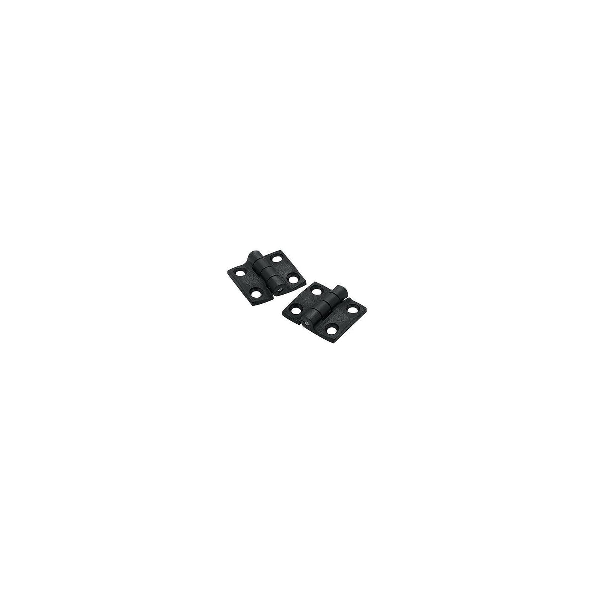 Seachoice Butt Hinge, 1-1/2" x1-3/8 Black Nylon , Pair -Modern Boat Sales & Service