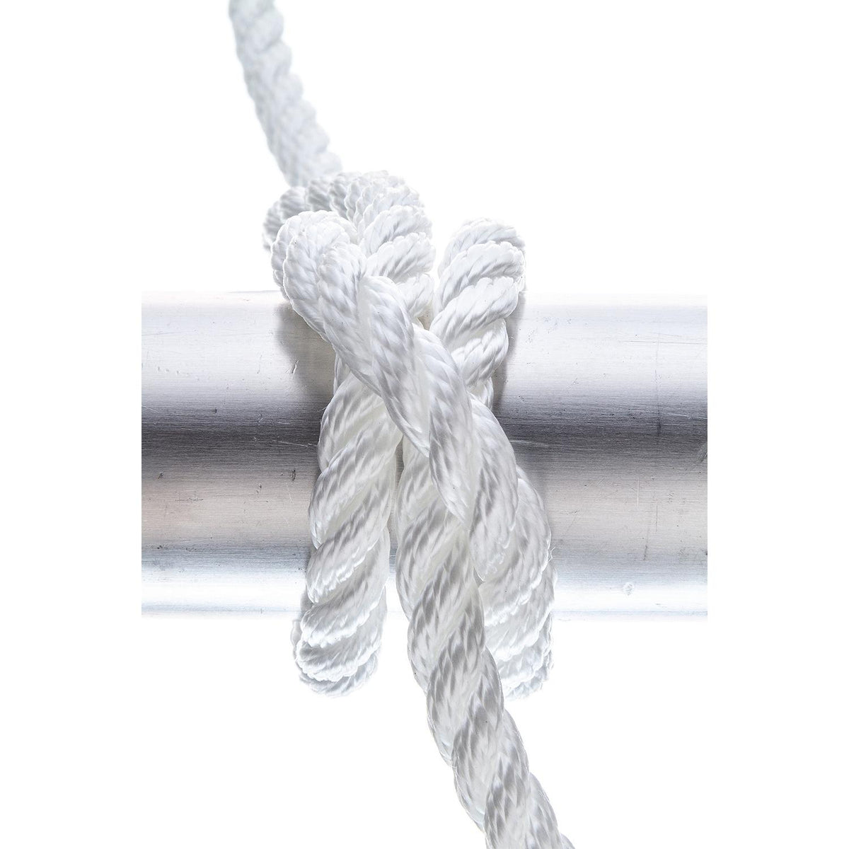 Seachoice High Quality Dock Rope for Boating - 3-Strand Twisted Nylon Dock Line, ⅜-Inch x 15 Feet, White -Modern Boat Sales & Service