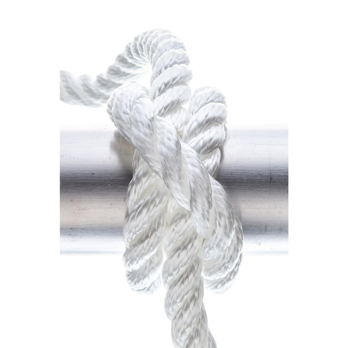 Seachoice High Quality Dock Rope for Boating - 3-Strand Twisted Nylon Dock Line, ½-Inch x 15 Feet, White -Modern Boat Sales & Service