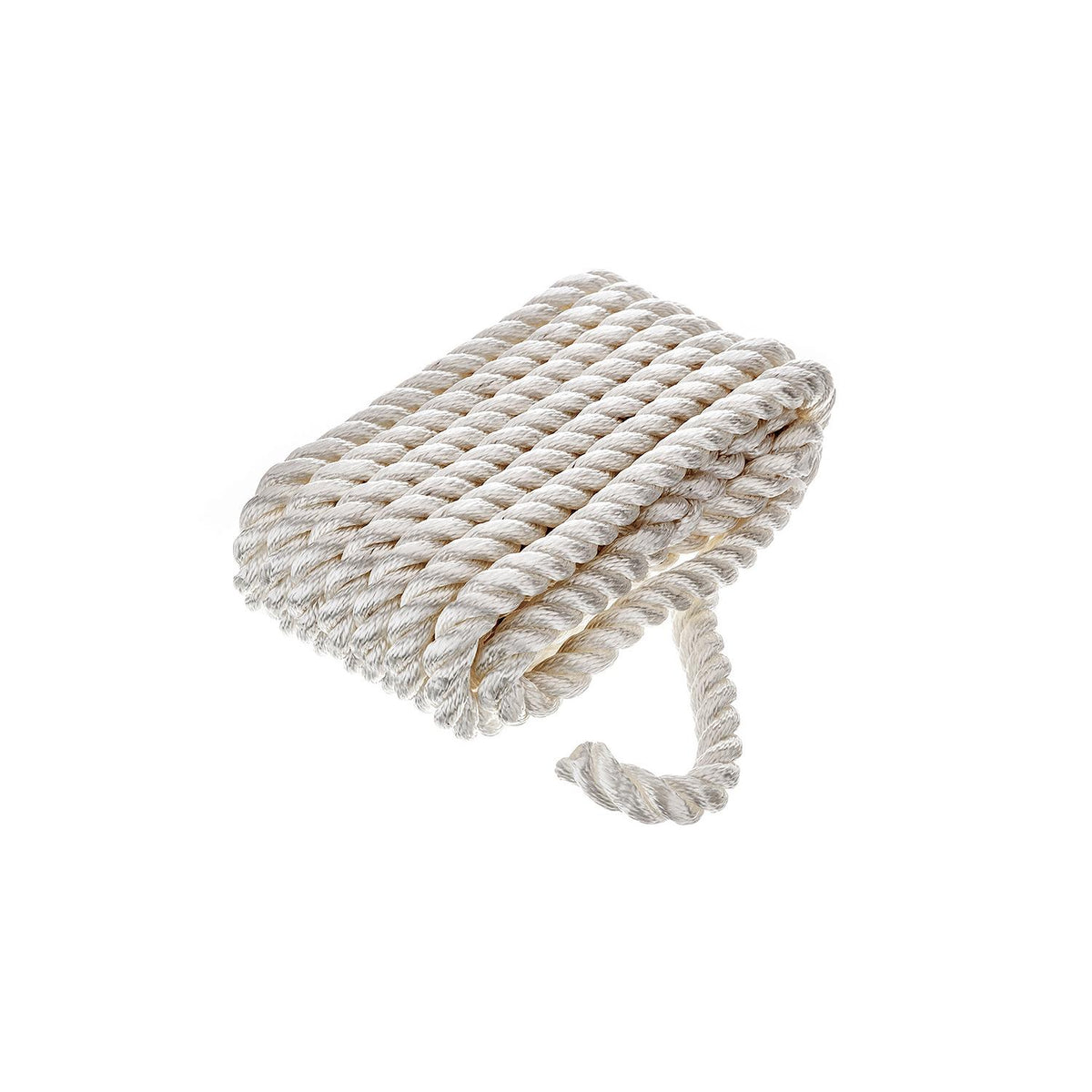 Seachoice High Quality Dock Rope for Boating - 3-Strand Twisted Nylon Line, â…-Inch x 20 Feet, White -Modern Boat Sales & Service