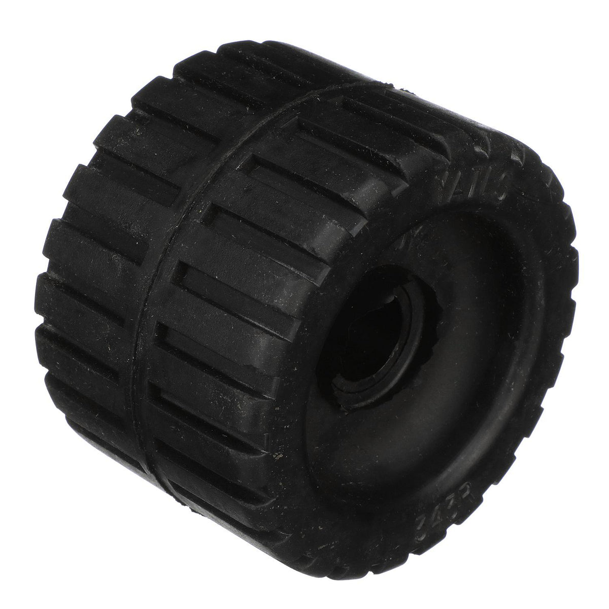 Seachoice Molded Ribbed Wobble Roller, Black, Boat Trailer, 3 In. X 7/8 In. -Modern Boat Sales & Service