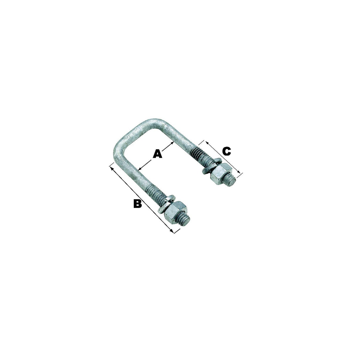 Seachoice 57211 Sq U-Bolt-2 1/16 X2 13/16 -Modern Boat Sales & Service